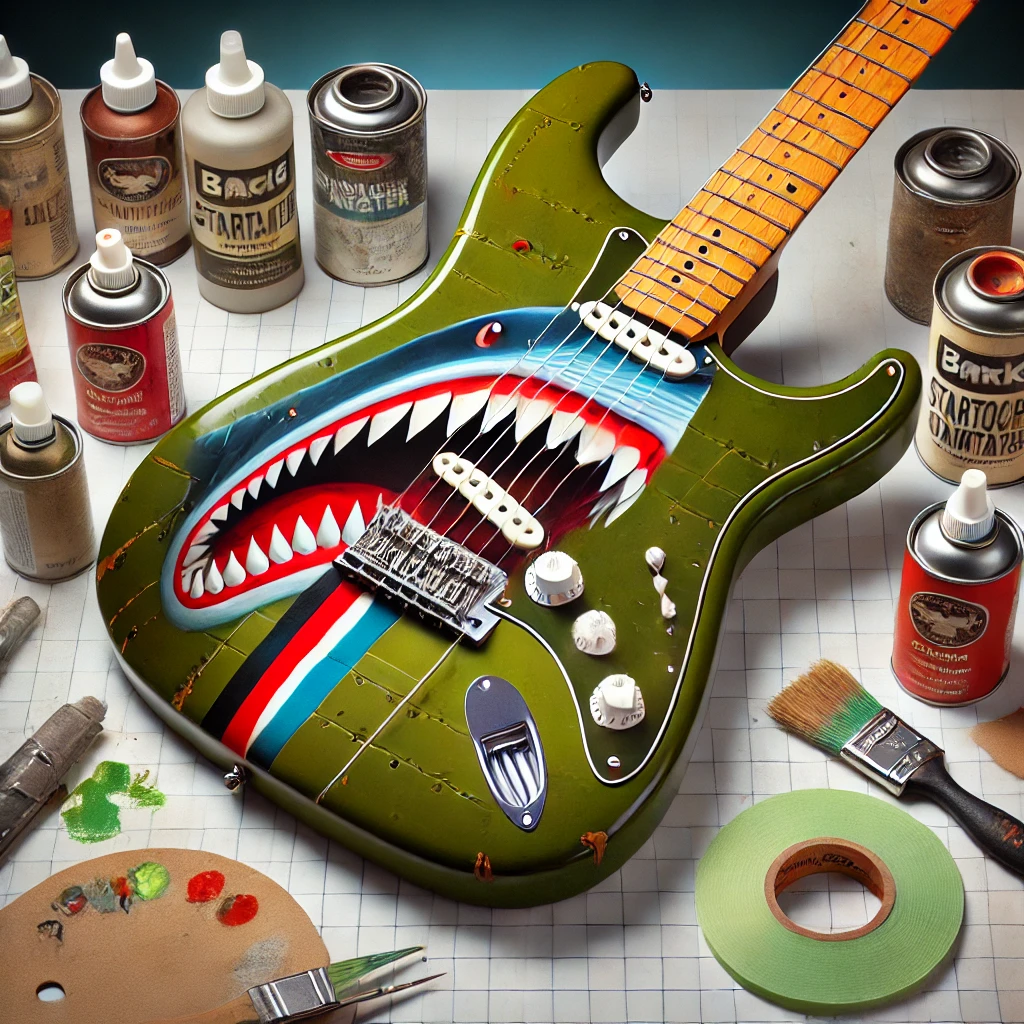 P40 Stratocaster Paint Job