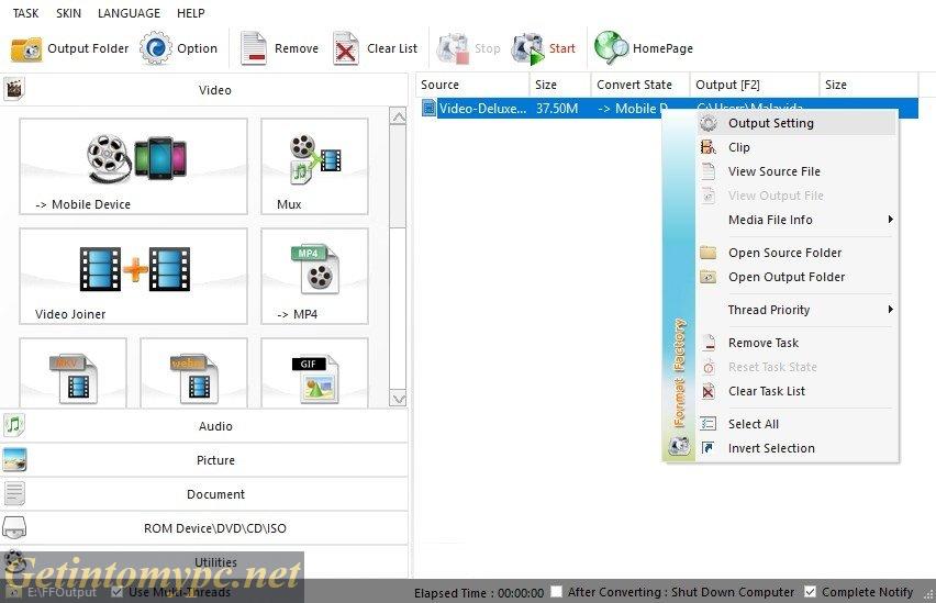Format Factory Free Download Format Factory Free Download