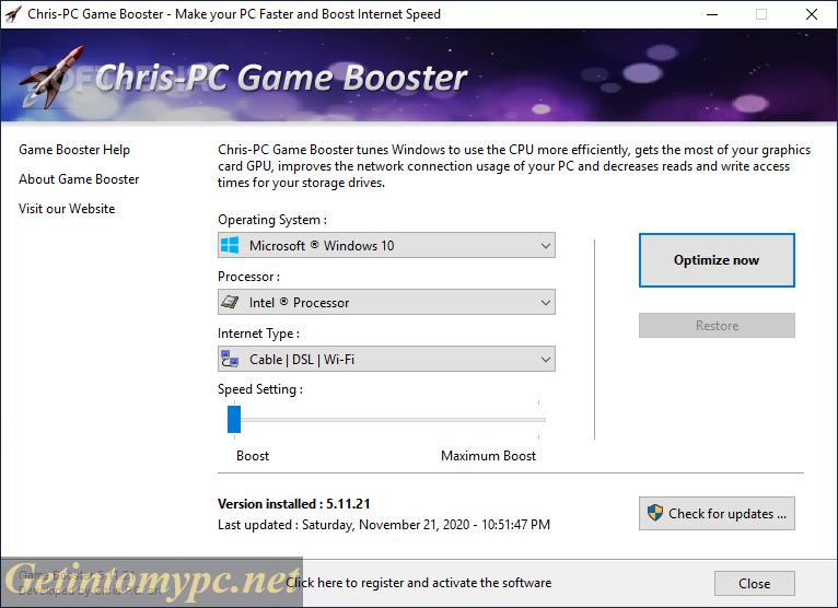 Chris PC Game Booster