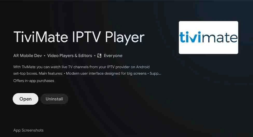 Download TiviMate IPTV Player5.2.0