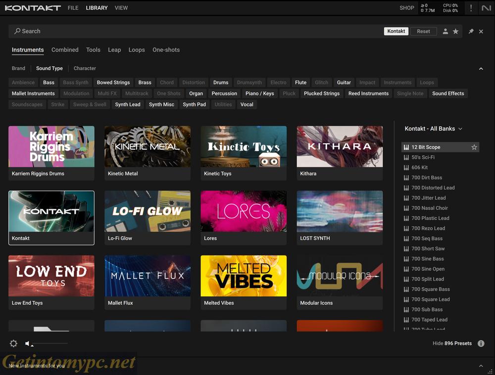 Native Instruments Kontakt 8 download 
