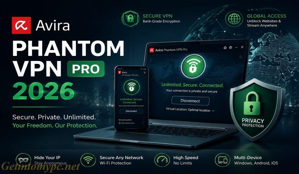Get Into My PC Avira Phantom VPN Pro 2026