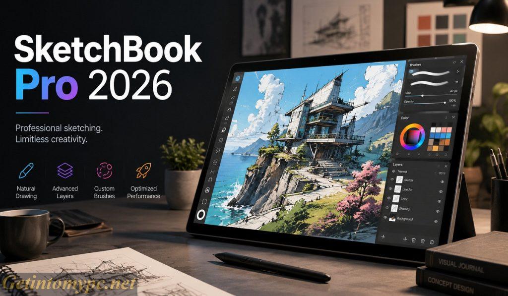 Get Into My PC SketchBook Pro 2026